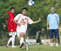 Tuyển VN giảm cường độ tập luyện